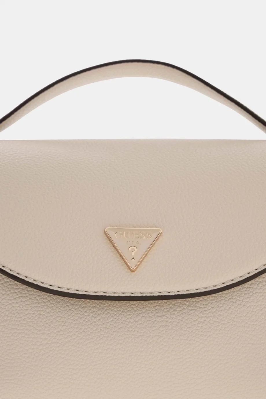 Guess Evie Üstten Saplı Kapaklı Kadın Bej El Çantası HWBG9664200-LTA