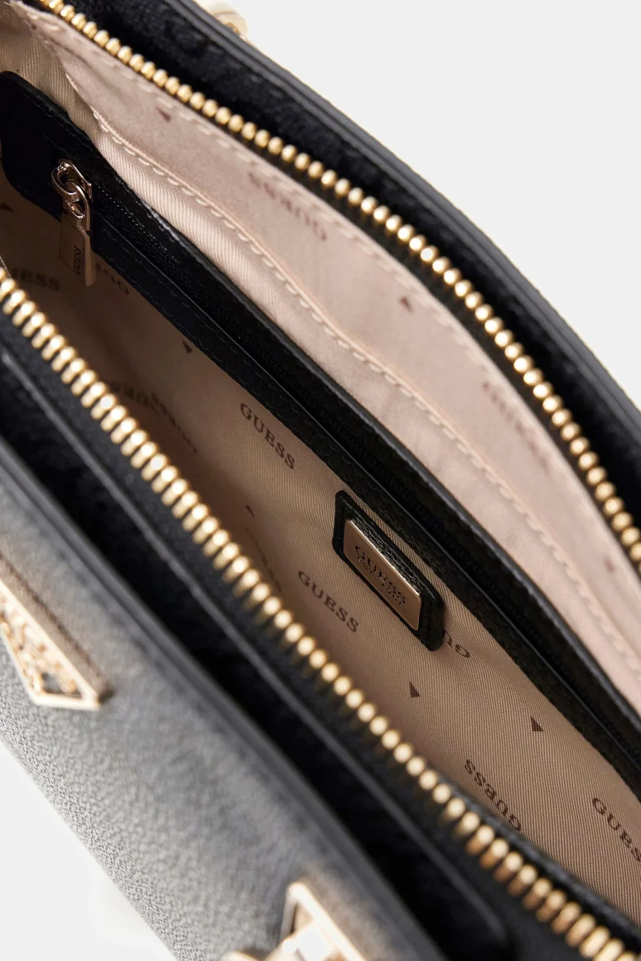 Guess Noelle II Küçük Çok Fonksiyonlu Kadın Antrasit El Çantası HWBG9672050-CLO