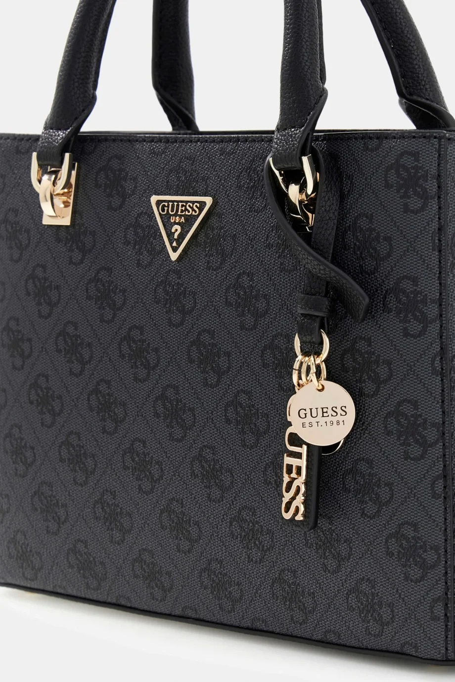 Guess Noelle II Küçük Çok Fonksiyonlu Kadın Antrasit El Çantası HWBG9672050-CLO
