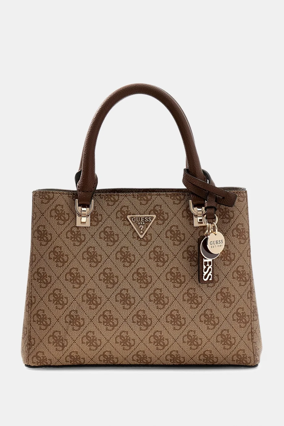 Guess Noelle II Küçük Çok Fonksiyonlu Kadın Kahverengi El Çantası HWBG9672050-LGW