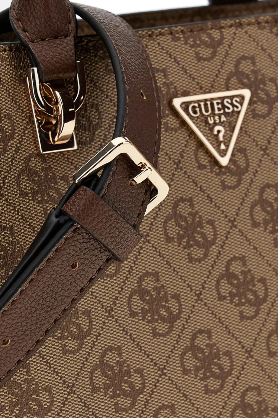 Guess Noelle II Küçük Çok Fonksiyonlu Kadın Kahverengi El Çantası HWBG9672050-LGW