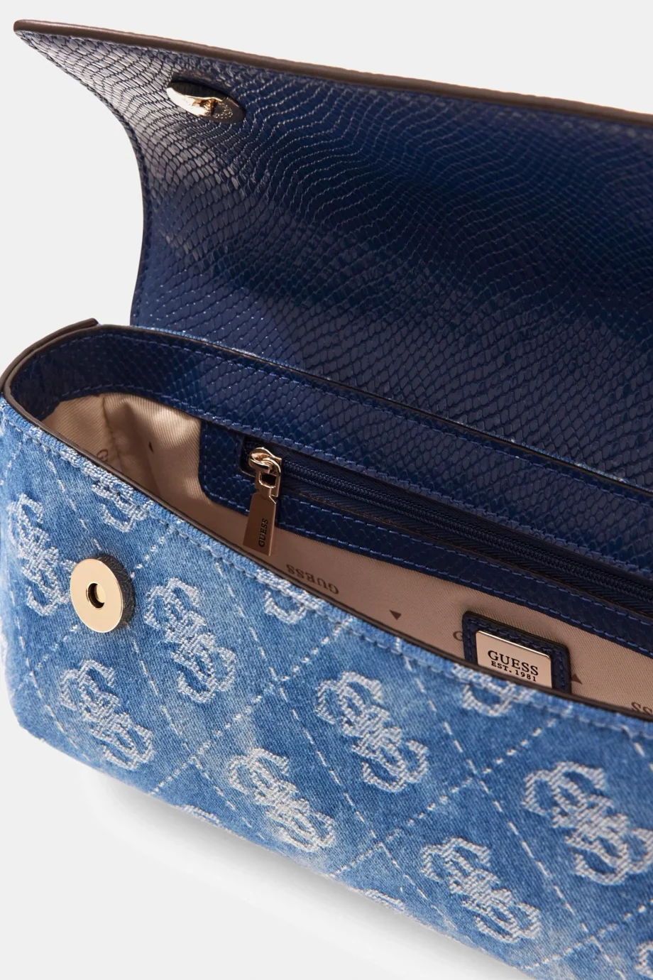 Guess Dovie Kapaklı Kadın Mavi Omuz Çantası HWDG9909190-DLP