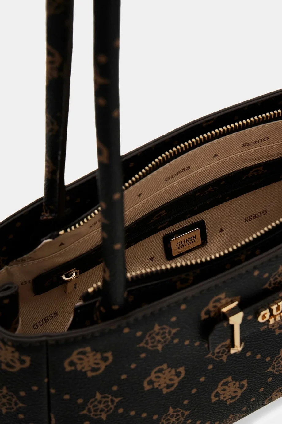 Guess Carrie Logolu Girlfriend Kadın Kahverengi El Çantası HWGP9898080-ESL