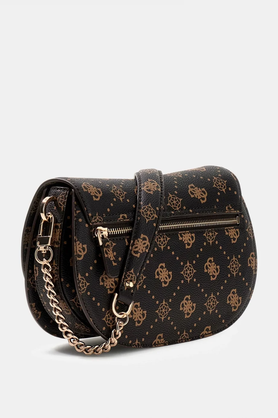 Guess Carrie Logolu Kapaklı Kadın Kahverengi Omuz Çantası HWGP9898200-ESL