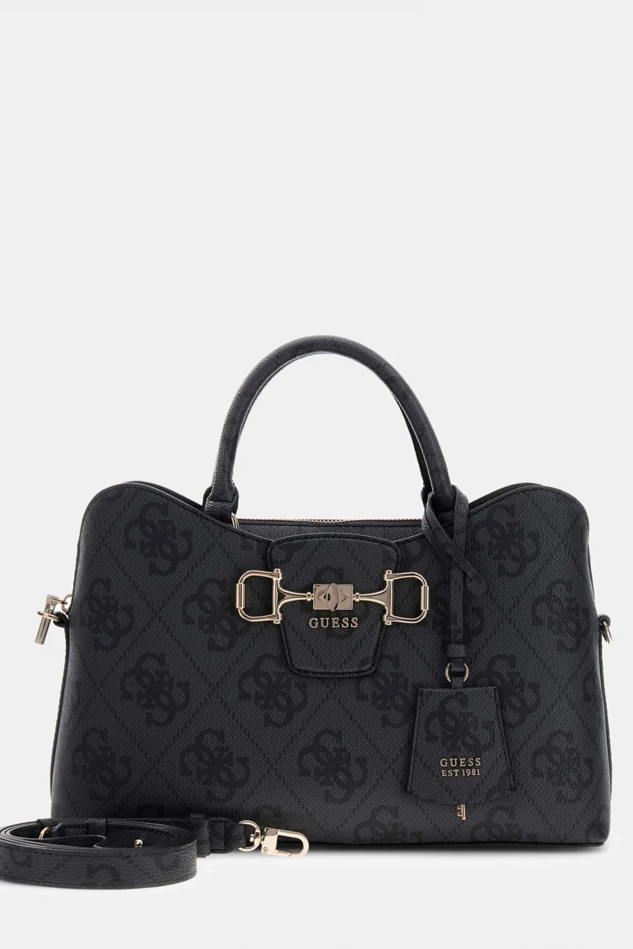 Guess Janie Logolu Girlfriend Kadın Antrasit El Çantası HWOS9924060-CLO