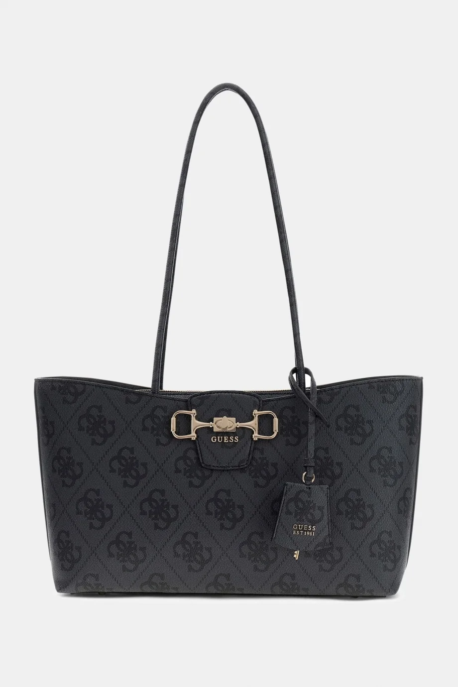 Guess Janie Logolu Girlfriend Kadın Antrasit Omuz Çantası HWOS9924230-CLO