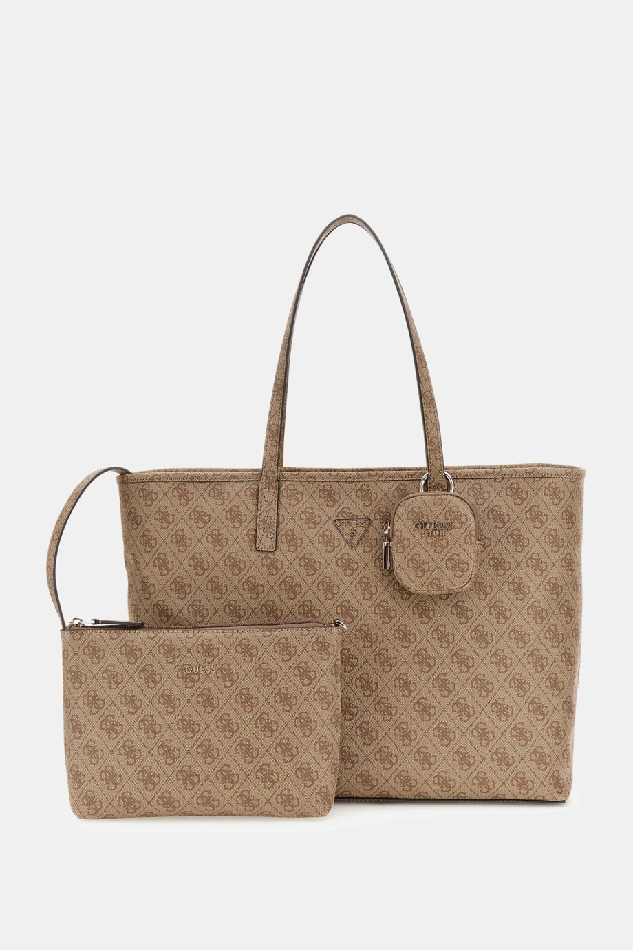 Guess Power Play II Büyük Kadın Kahverengi El Çantası HWSL7124240-LTL