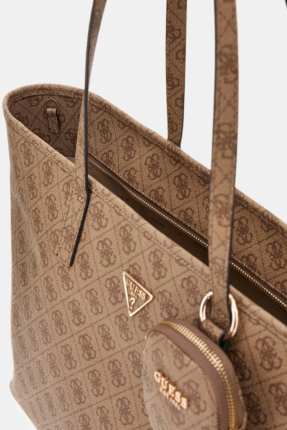 Guess Power Play II Büyük Kadın Kahverengi El Çantası HWSL7124240-LTL