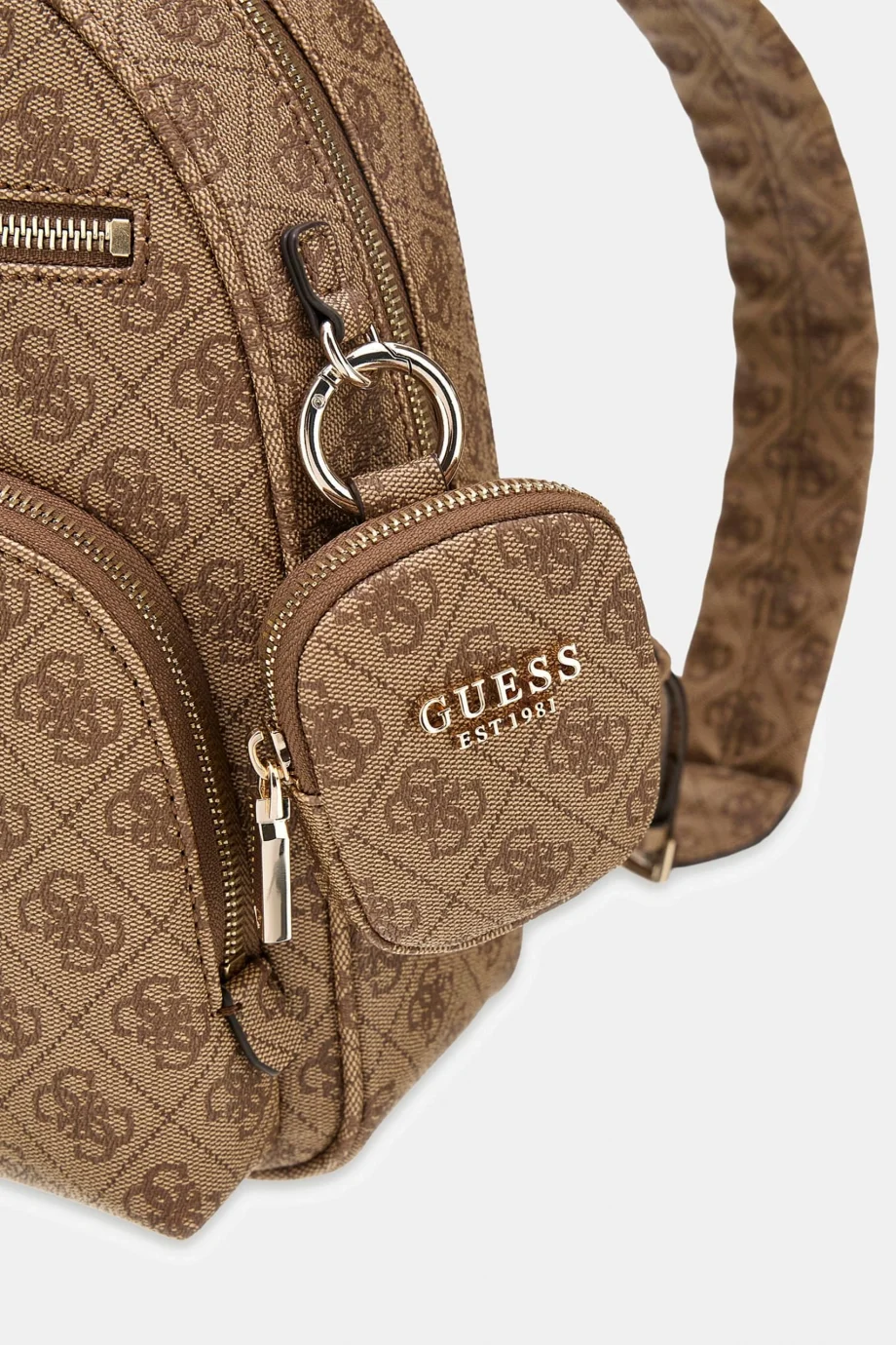 Guess Power Play II Büyük Kadın Kahverengi Sırt Çantası HWSL7124350-LTL