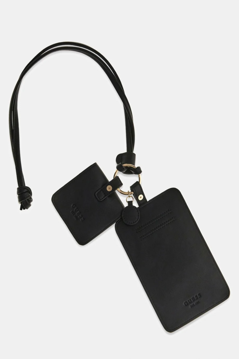 Guess Kulaklık Bölmeli Telefon Askısı Kadın Siyah Anahtarlık PW7563P6226-CMT