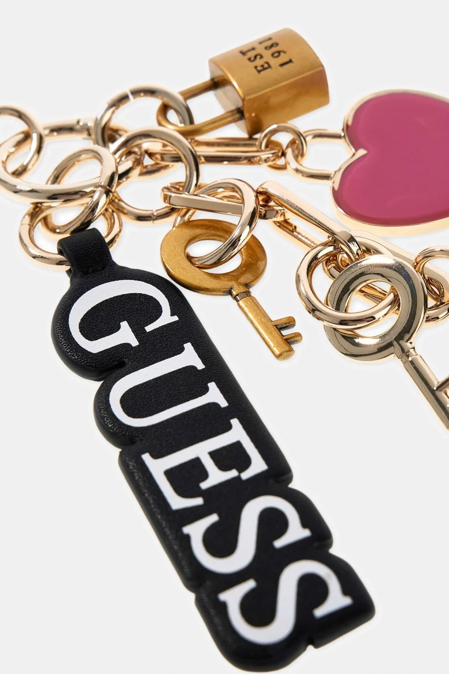 Guess Çoklu Charm Detaylı Anahtarlık Kadın Çok Renkli Anahtarlık RWM74601070-MUL