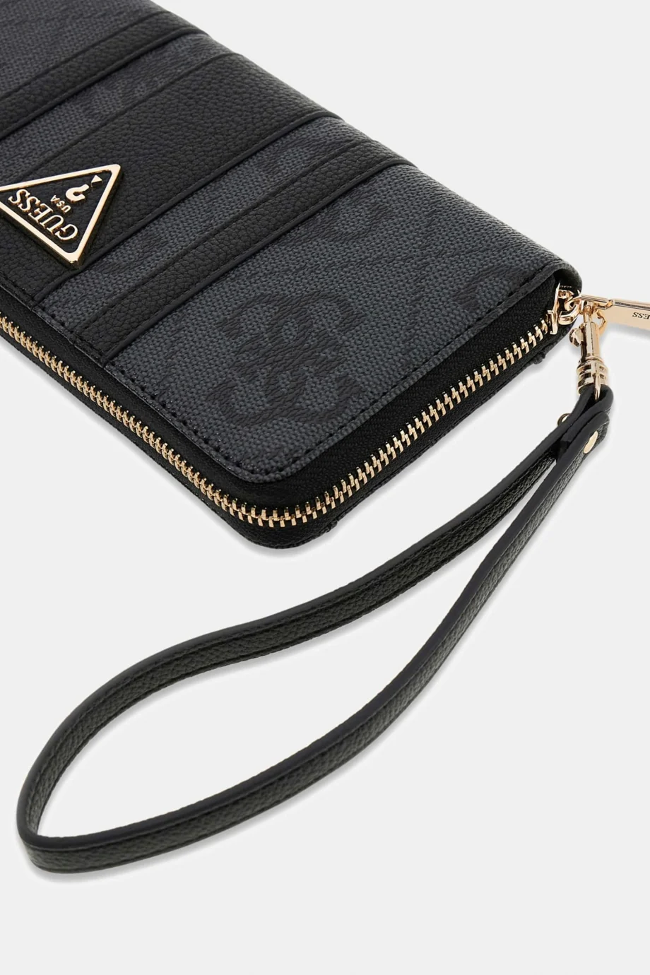 Guess Laurel II Büyük Boy Fermuarlı Kadın Antrasit Cüzdan SWSS7459146-CLO