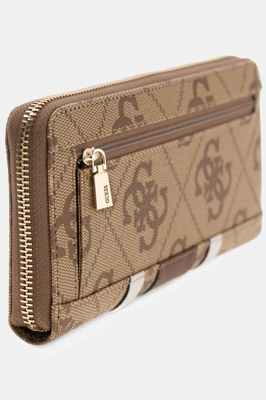 Guess Laurel II Büyük Boy Fermuarlı Kadın Kahverengi Cüzdan SWSS7459146-LGW