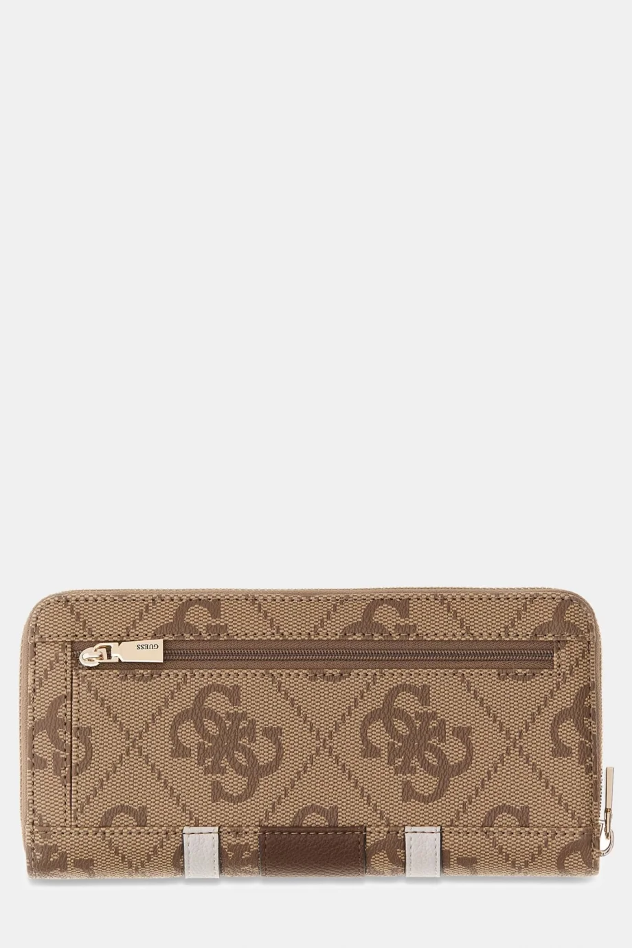 Guess Laurel II Büyük Boy Fermuarlı Kadın Kahverengi Cüzdan SWSS7459146-LGW