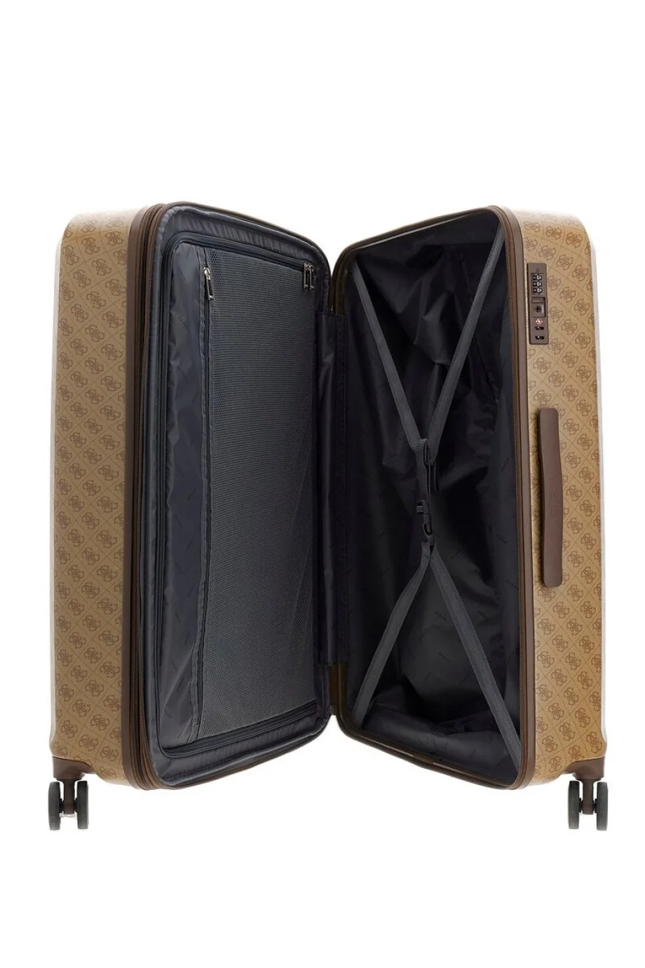 Guess Latona 28 İnç 8 Tekerlekli Kadın Kahverengi Valiz TWHK9211988-LTL