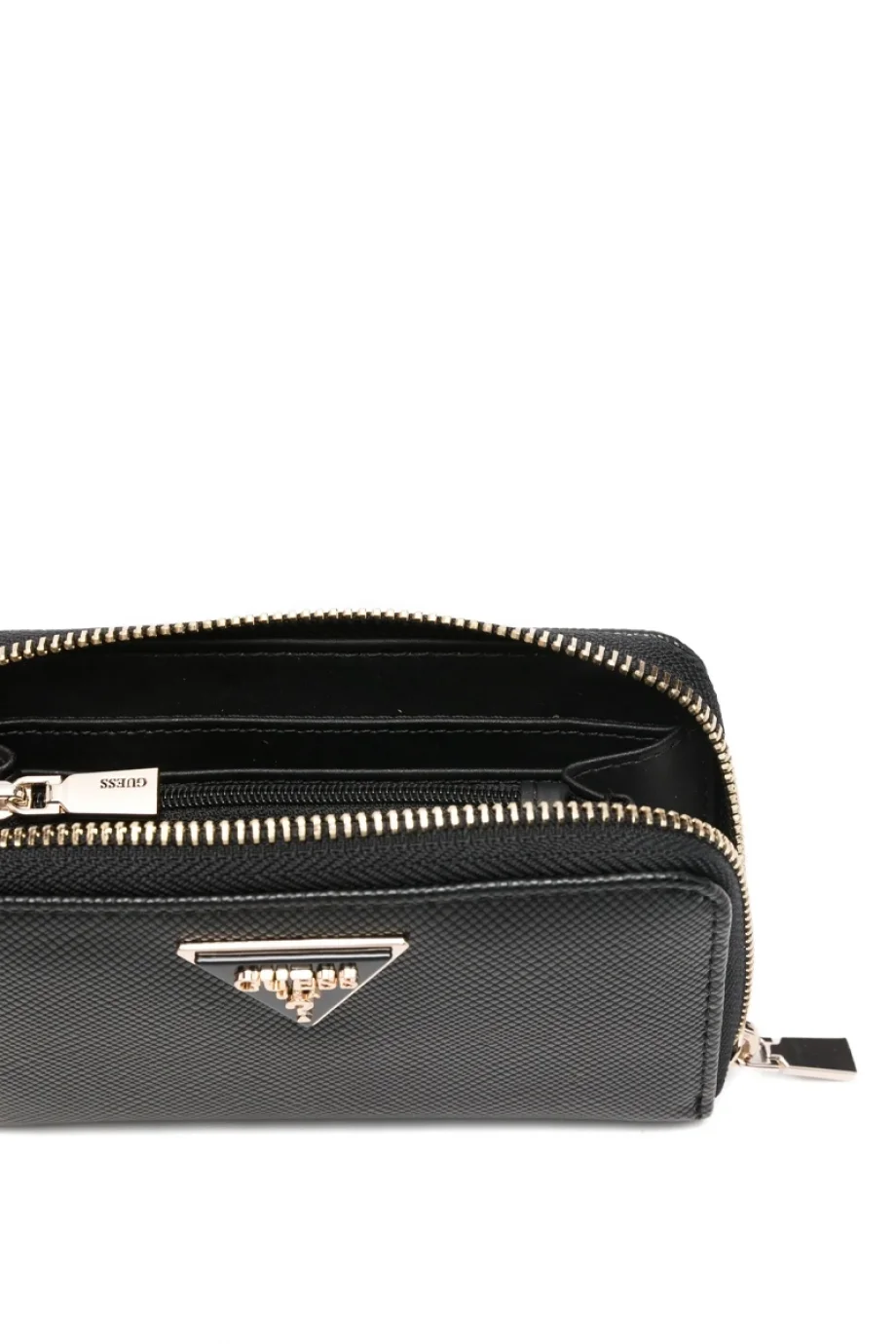 Guess Laurel II Orta Boy Fermuarlı Kadın Siyah Cüzdan SWZG7459140-BLA