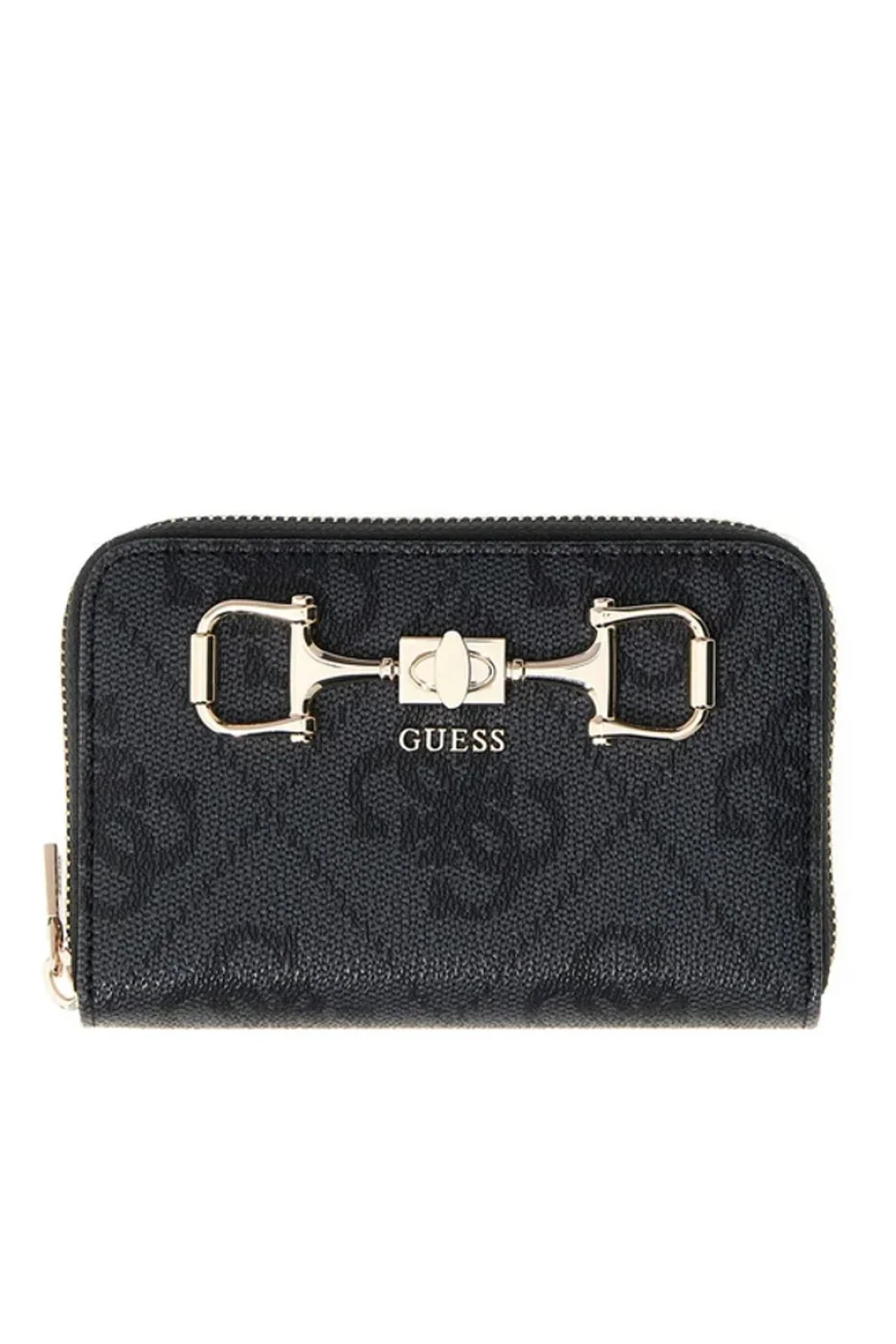 Guess Janie Logolu Orta Boy Fermuarlı Kadın Antrasit Cüzdan SWOS9924140-CLO