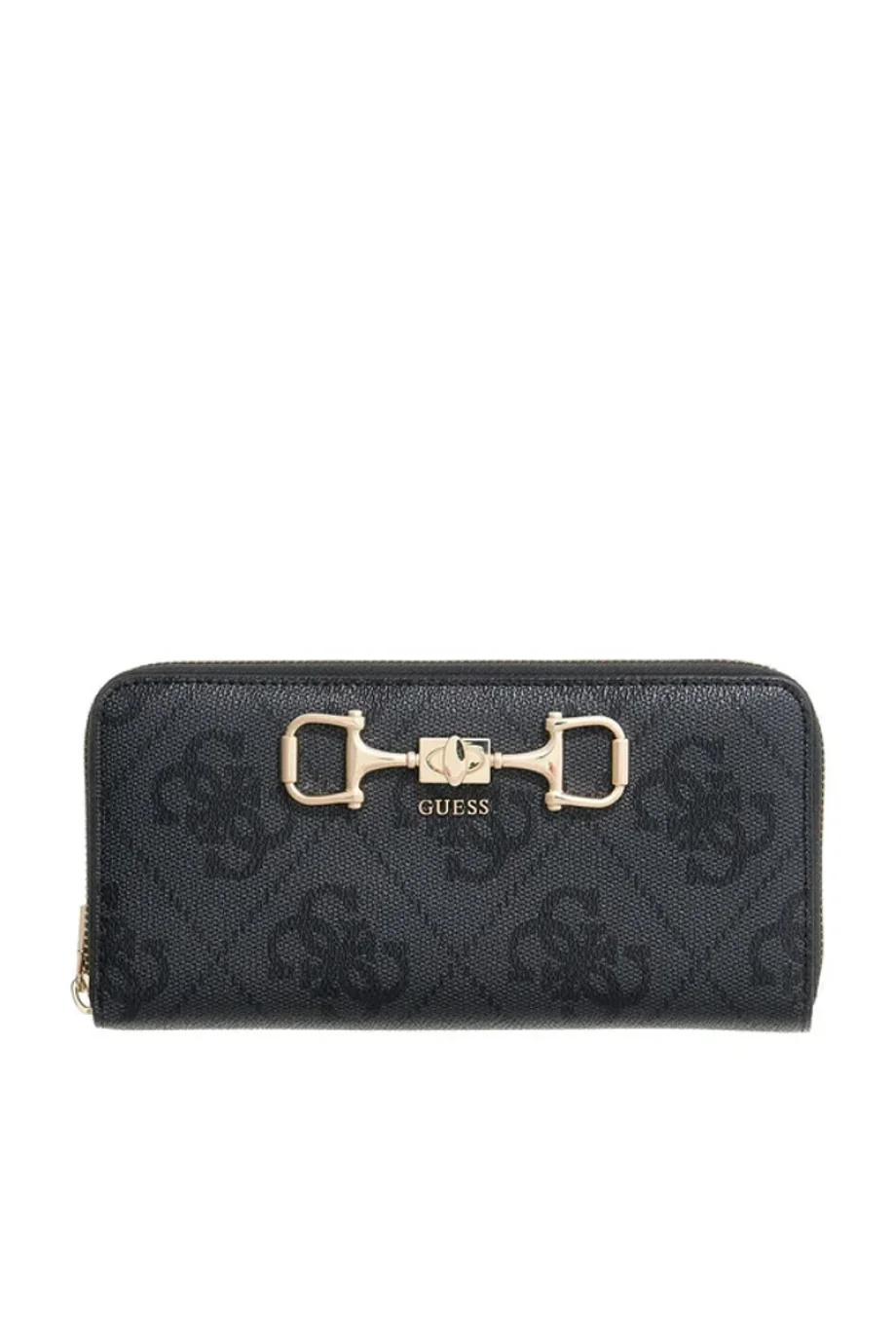 Guess Janie Logolu Büyük Boy Fermuarlı Kadın Antrasit Cüzdan SWOS9924146-CLO