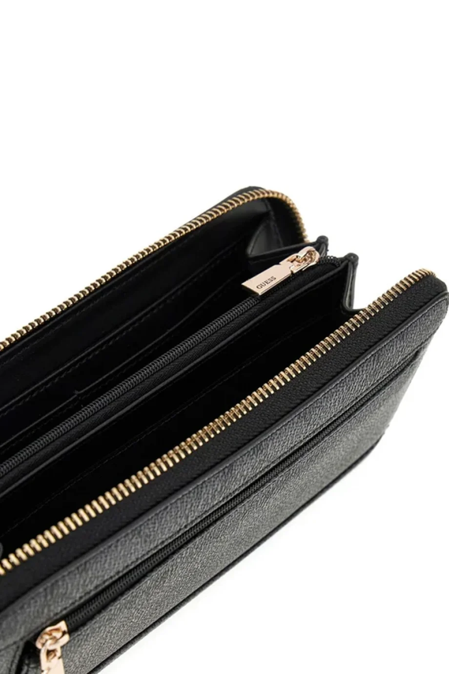 Guess Janie Logolu Büyük Boy Fermuarlı Kadın Antrasit Cüzdan SWOS9924146-CLO