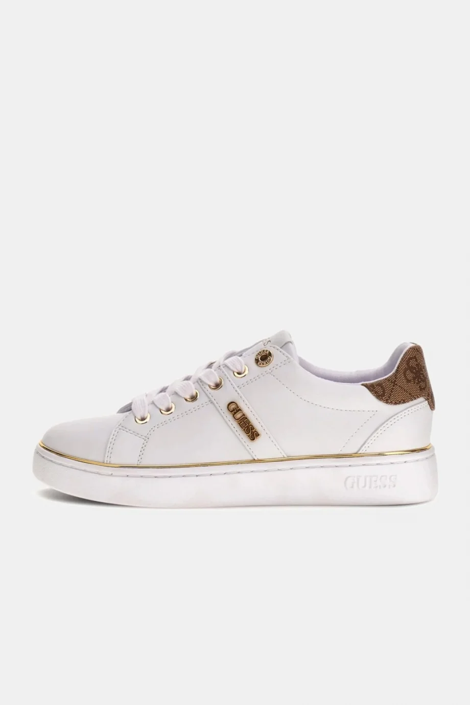 Guess Britz Kadın Beyaz Sneaker FLFBTZELE12-WHITE