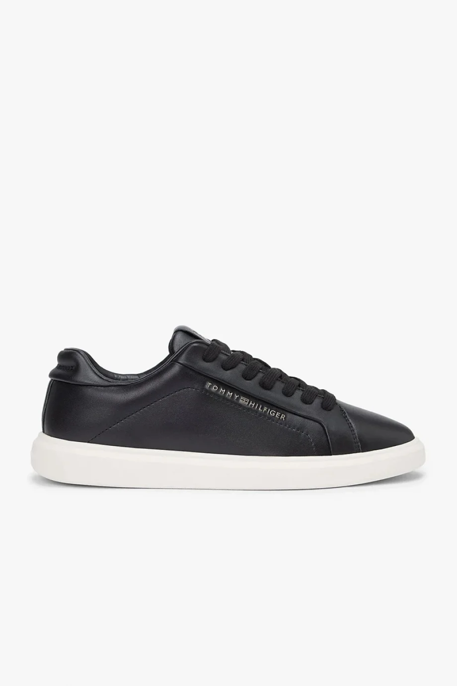 Tommy Hilfiger Icon Court Hafif Parlak Kadın Siyah Sneaker FW0FW08949BDS