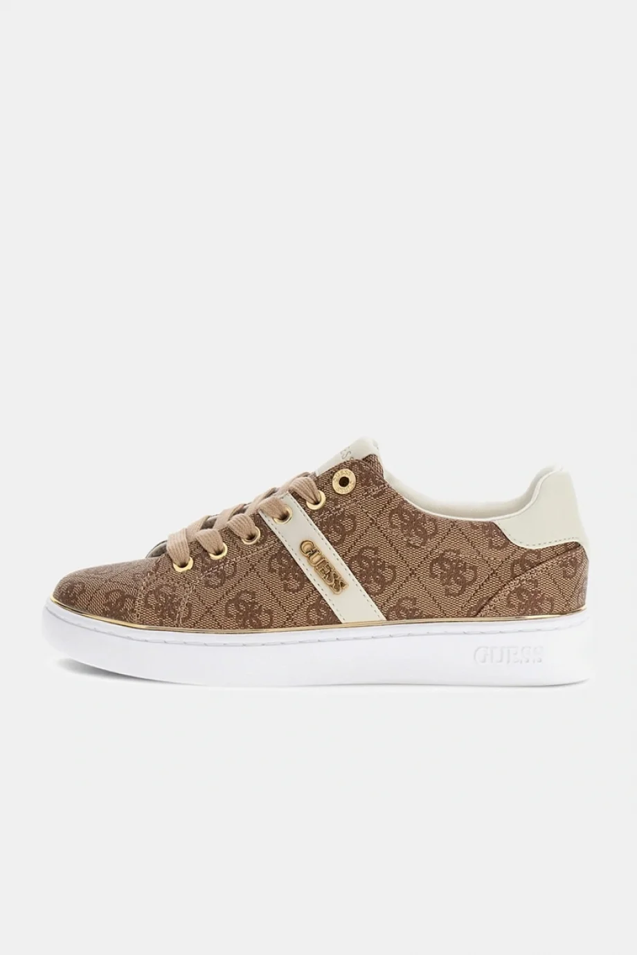 Guess Britz Kadın Bej Sneaker FLFBTZFAL12-BEIGE