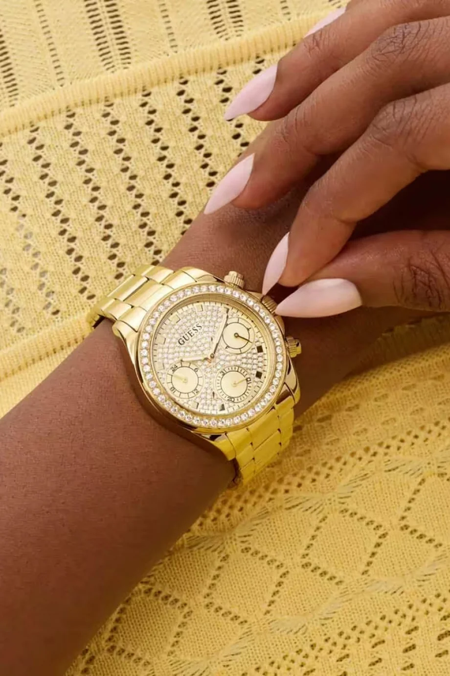 Guess Kadın Gold Kol Saati GUGW1037L2