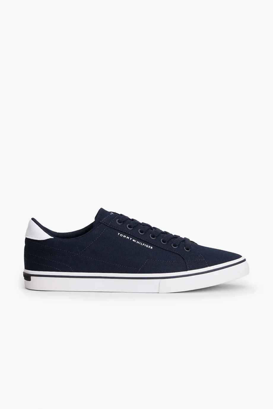 Tommy Hilfiger Vulc Core Uzun Bağcıklı Erkek Mavi Sneaker FM0FM05688DW5