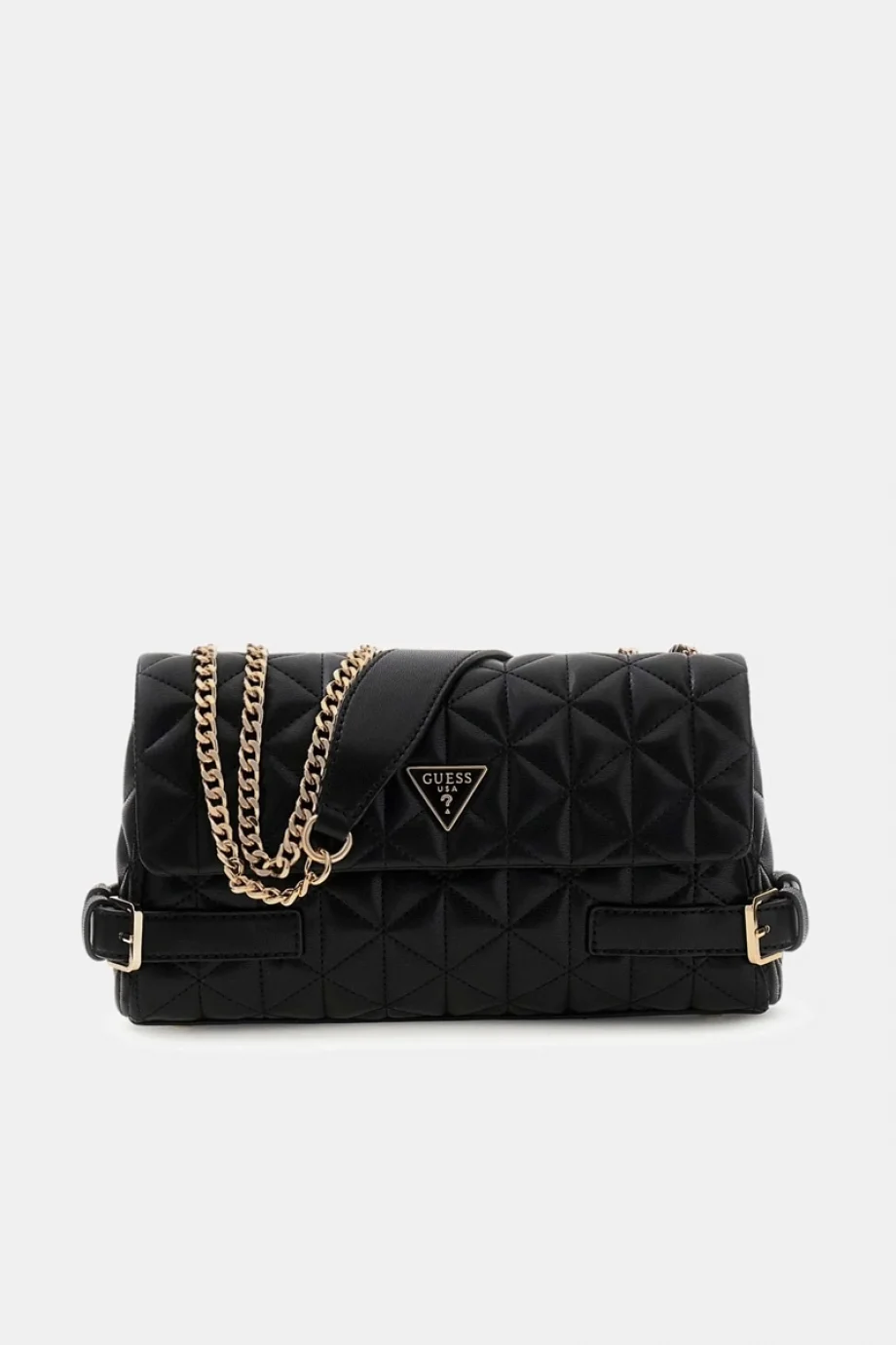 Guess Paisleigh Dönüştürülebilir  Askılı Kapaklı Kadın Siyah Çapraz ÇantaHWQG9883210-BLA