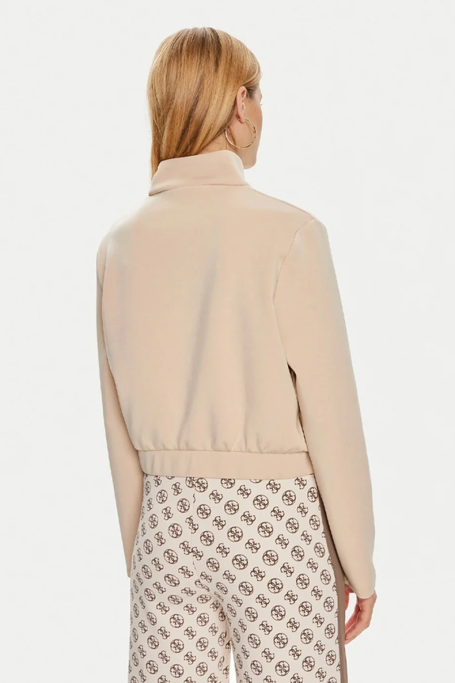 Guess Kadın Olympe  Bej Sweatshirt