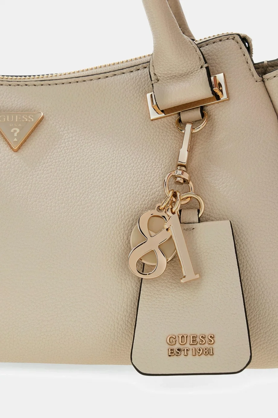 Guess Evie Üç Bölmeli Kadın Bej El Çantası HWBG9664060-LTA