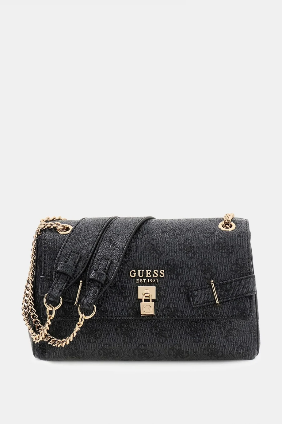 Guess Yesba Dönüştürülebilir Kapaklı Kadın Antrasit Omuz Çantası HWSG7833210-CLO