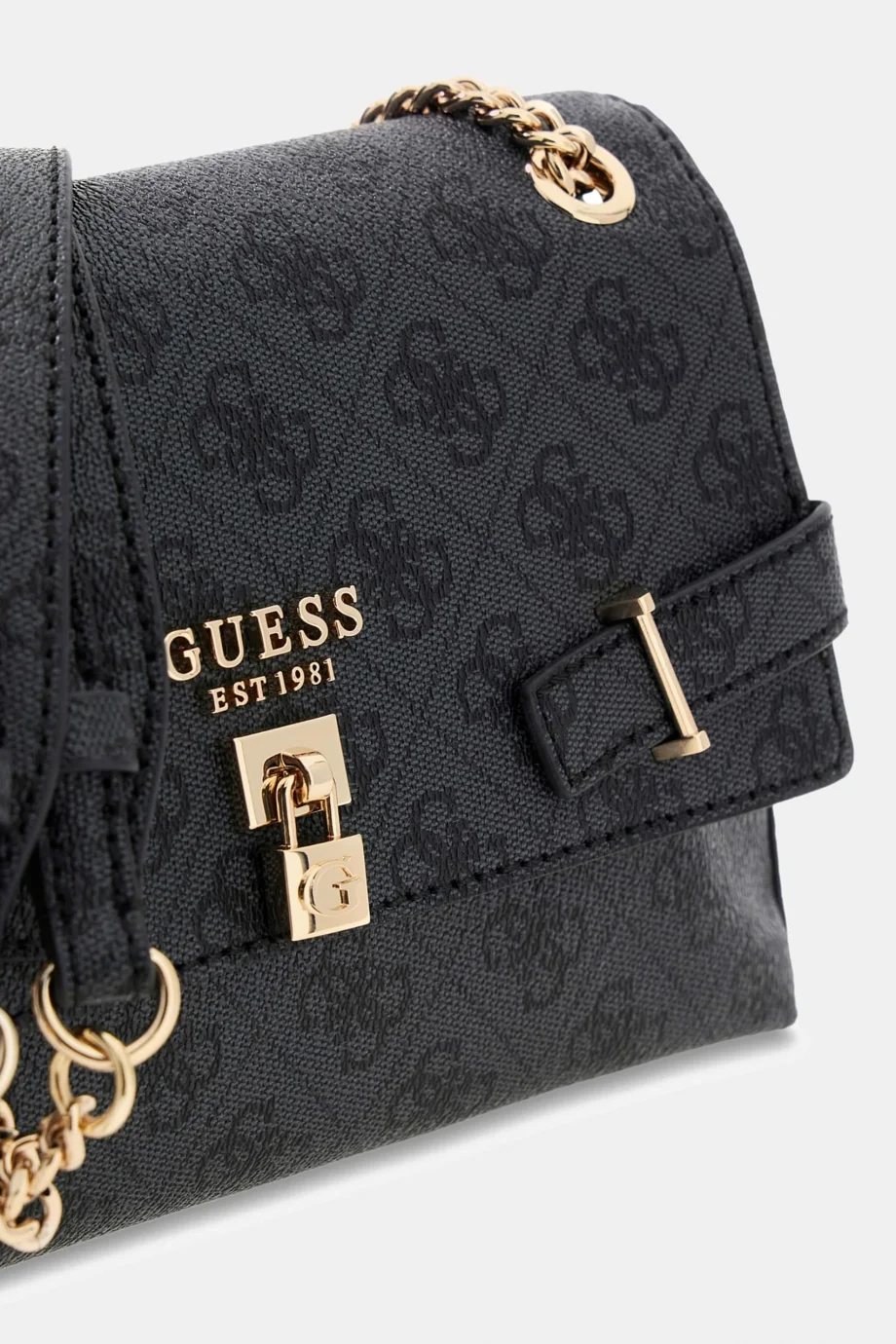 Guess Yesba Dönüştürülebilir Kapaklı Kadın Antrasit Omuz Çantası HWSG7833210-CLO