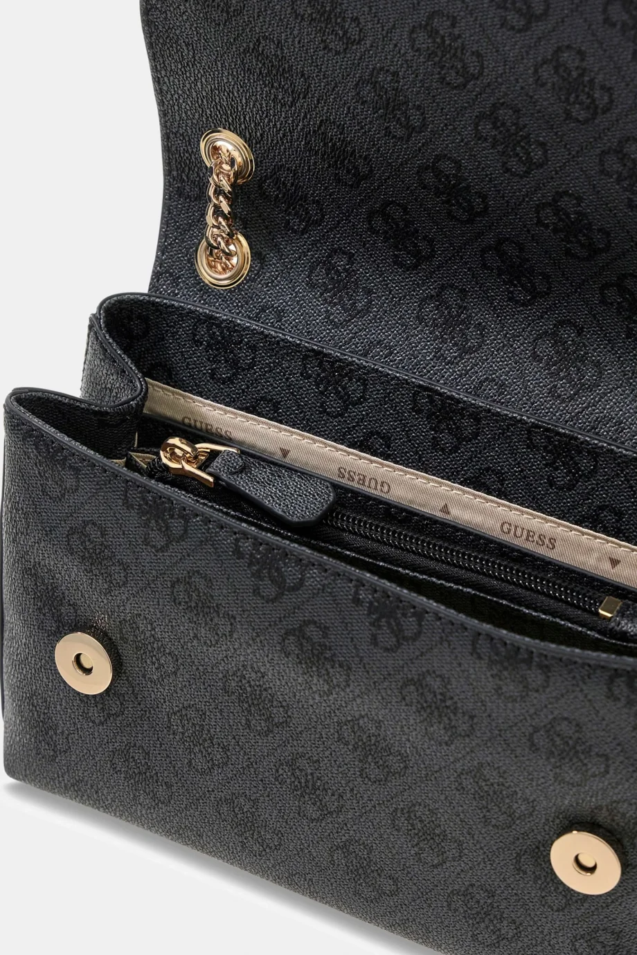 Guess Yesba Dönüştürülebilir Kapaklı Kadın Antrasit Omuz Çantası HWSG7833210-CLO