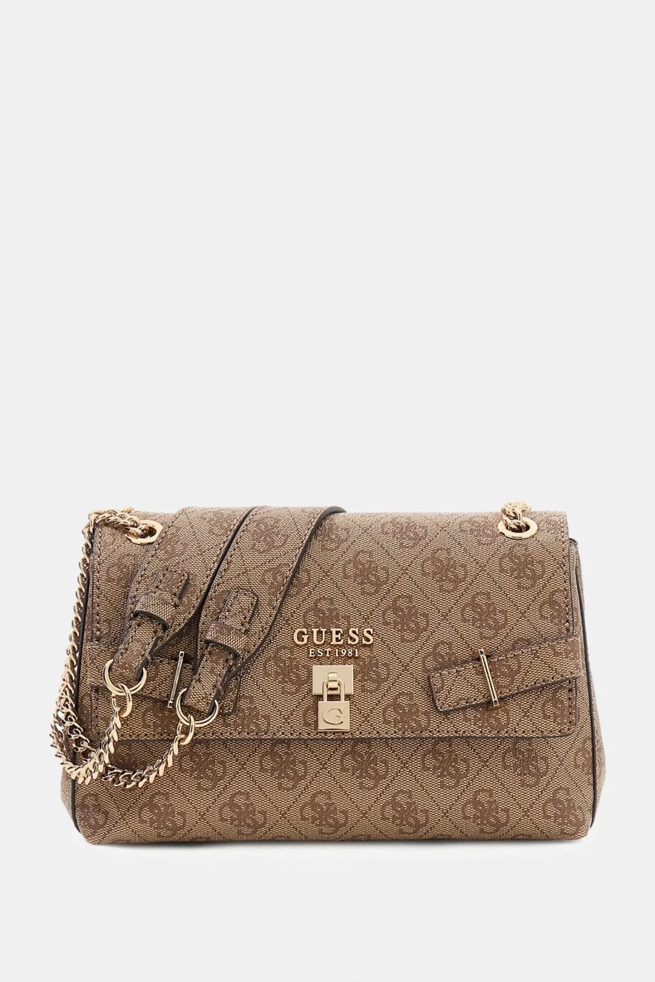Guess Yesba Dönüştürülebilir Kapaklı Kadın Kahverengi Omuz Çantası HWSG7833210-LTL