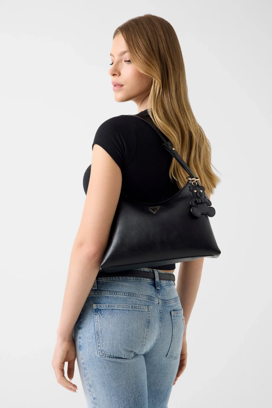 Guess Kassie Kadın Siyah Omuz Çantası HWTG9930010-BLA