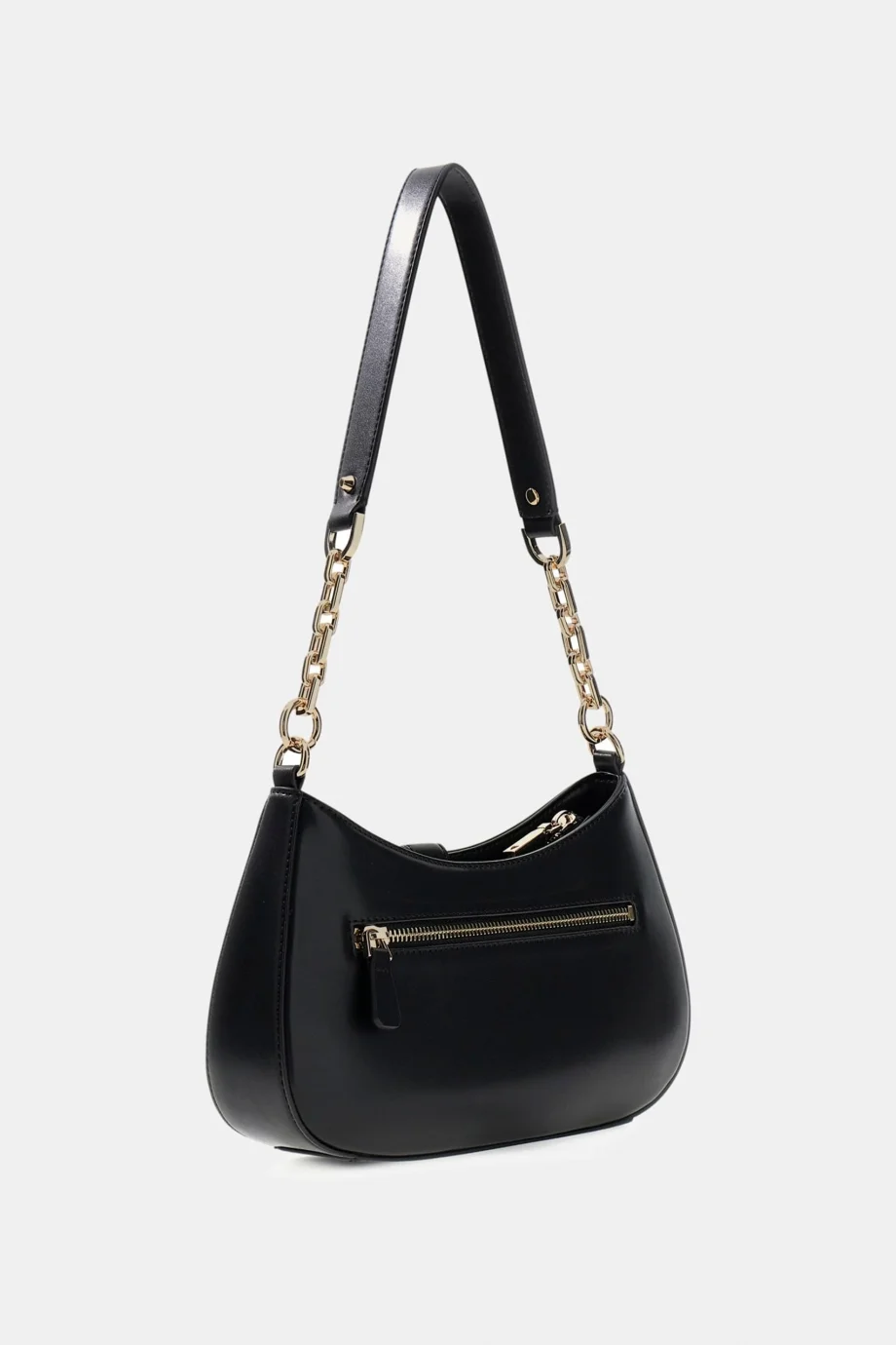 Guess Carrie Üstten Fermuarlı Kadın Siyah Omuz Çantası HWVG9896180-BLA