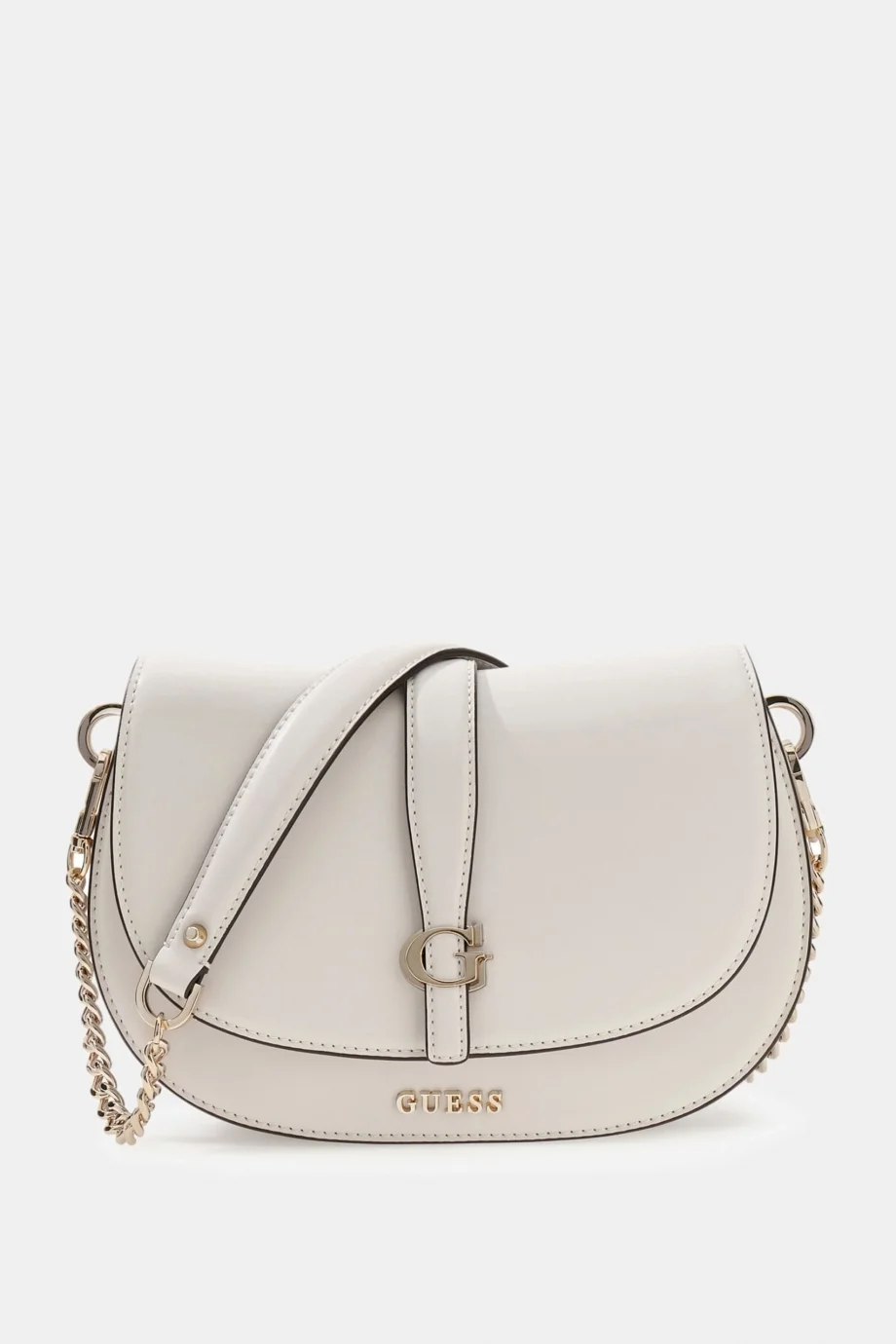 Guess Carrie Kapaklı Kadın Krem Çapraz Çanta  HWVG9896200-STO