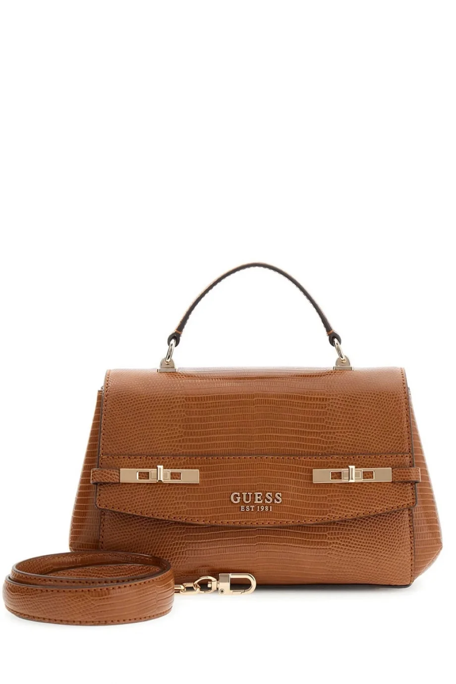Guess Melinda Üstten Saplı Kapaklı Kadın Kahverengi Omuz Çantası HWKL9933200-COG