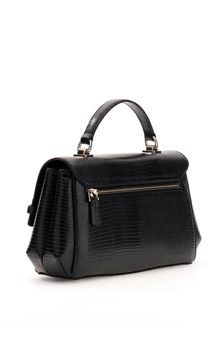 Guess Melinda Üstten Saplı Kapaklı Kadın Siyah Omuz Çantası HWKL9933200-BLA