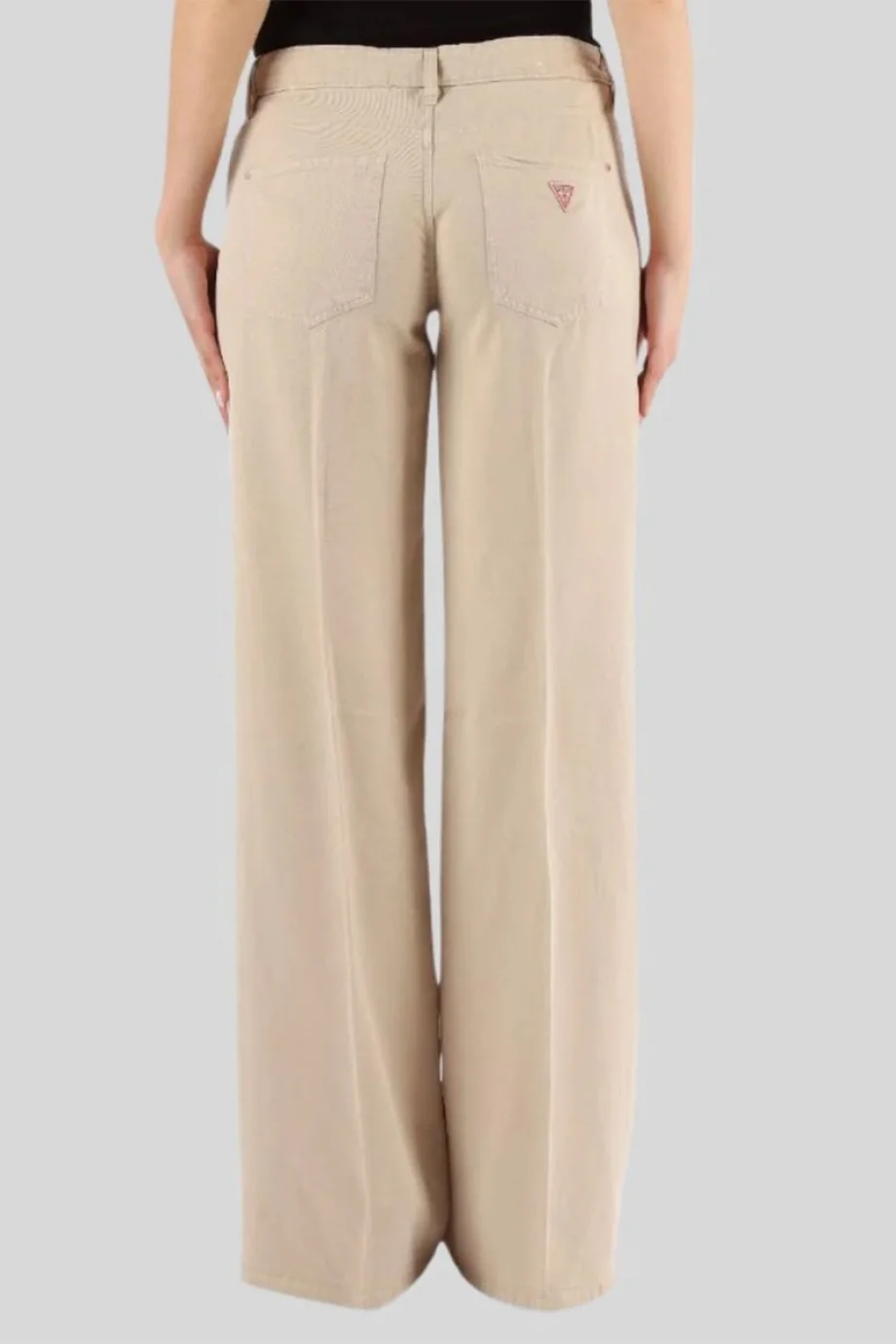 Guess Drapey Palazzo Fit Kadın Krem Pantolon W4GA96WDP85-G1M5