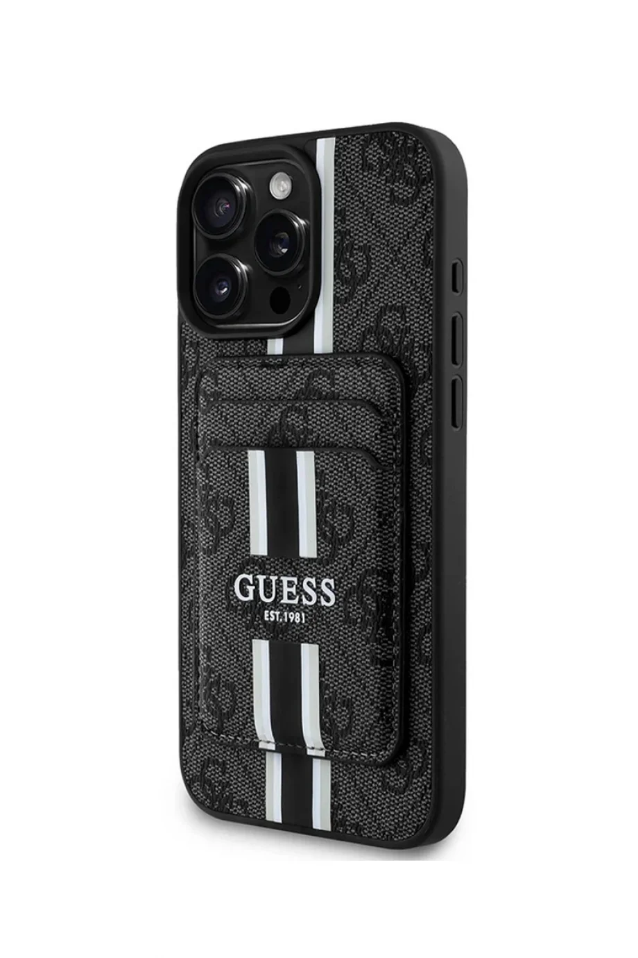 iPhone 15 Pro Max Kılıf Guess Orjinal Lisanslı M-safe Şarj