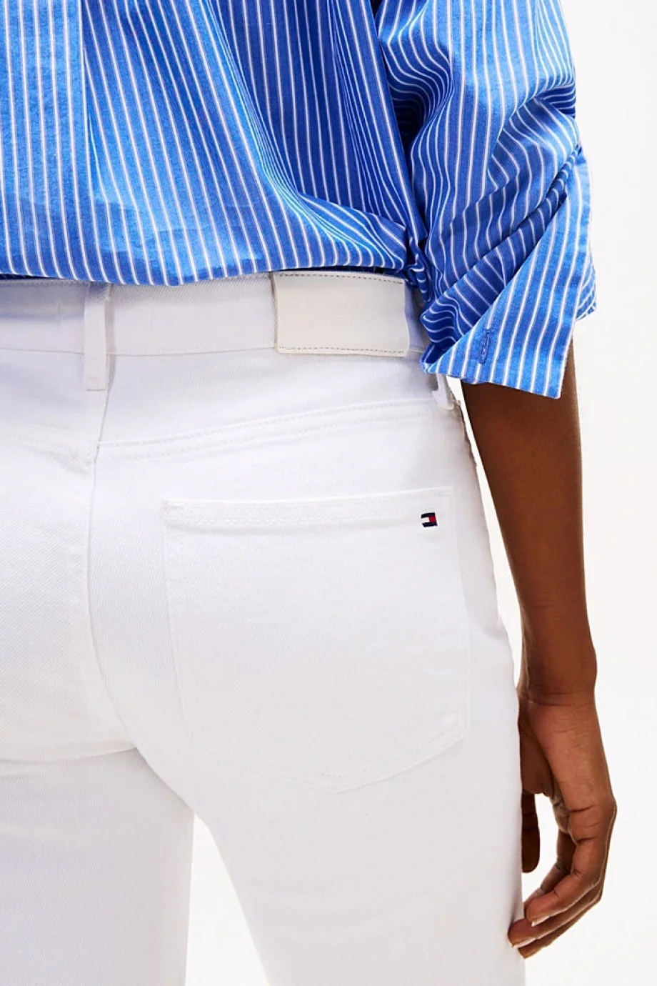 Tommy Hilfiger BOOTCUT RW WHITE Kadın  Pantolon WW0WW44362YCF