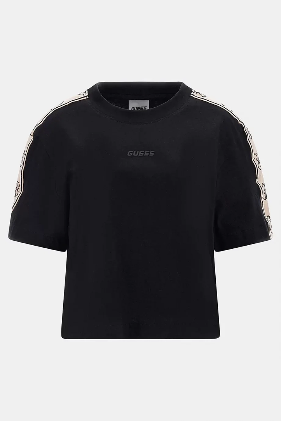 Guess BRITNEY CROP TEE Kadın Siyah T-shirt V3RI08I3Z14-JBLK