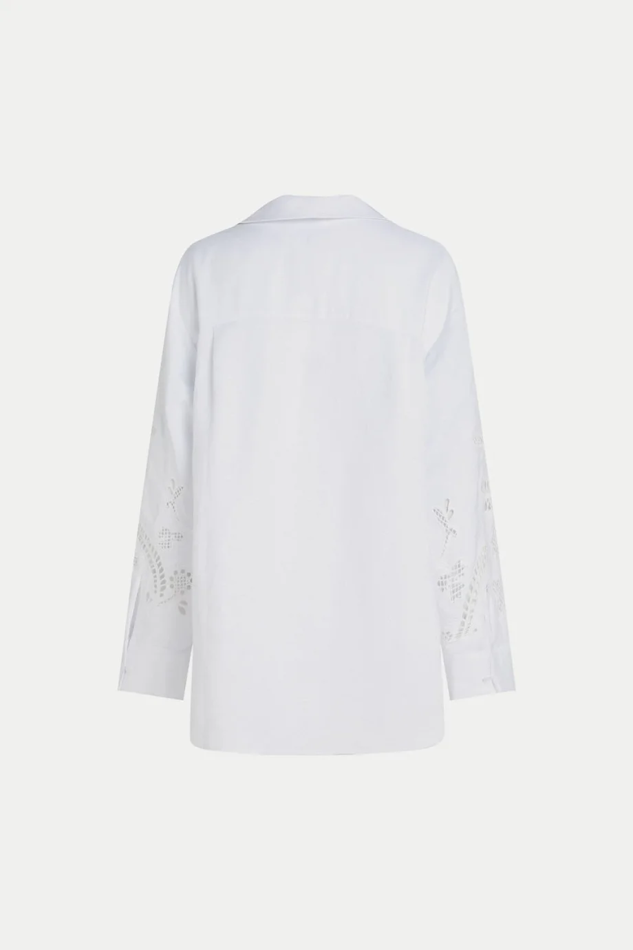 Tommy Hilfiger BRODERIE ANGLAISE LINEN SHIRT Kadın  Gömlek WW0WW45940YCF