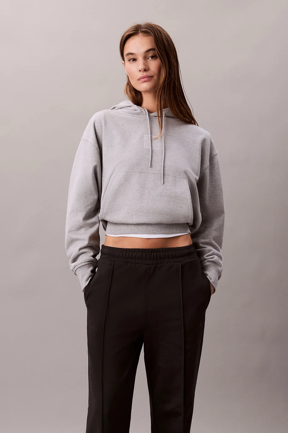 Calvin Klein Archive Logolu French Terry Kadın Siyah Eşofman Altı LV047B240G-UB1