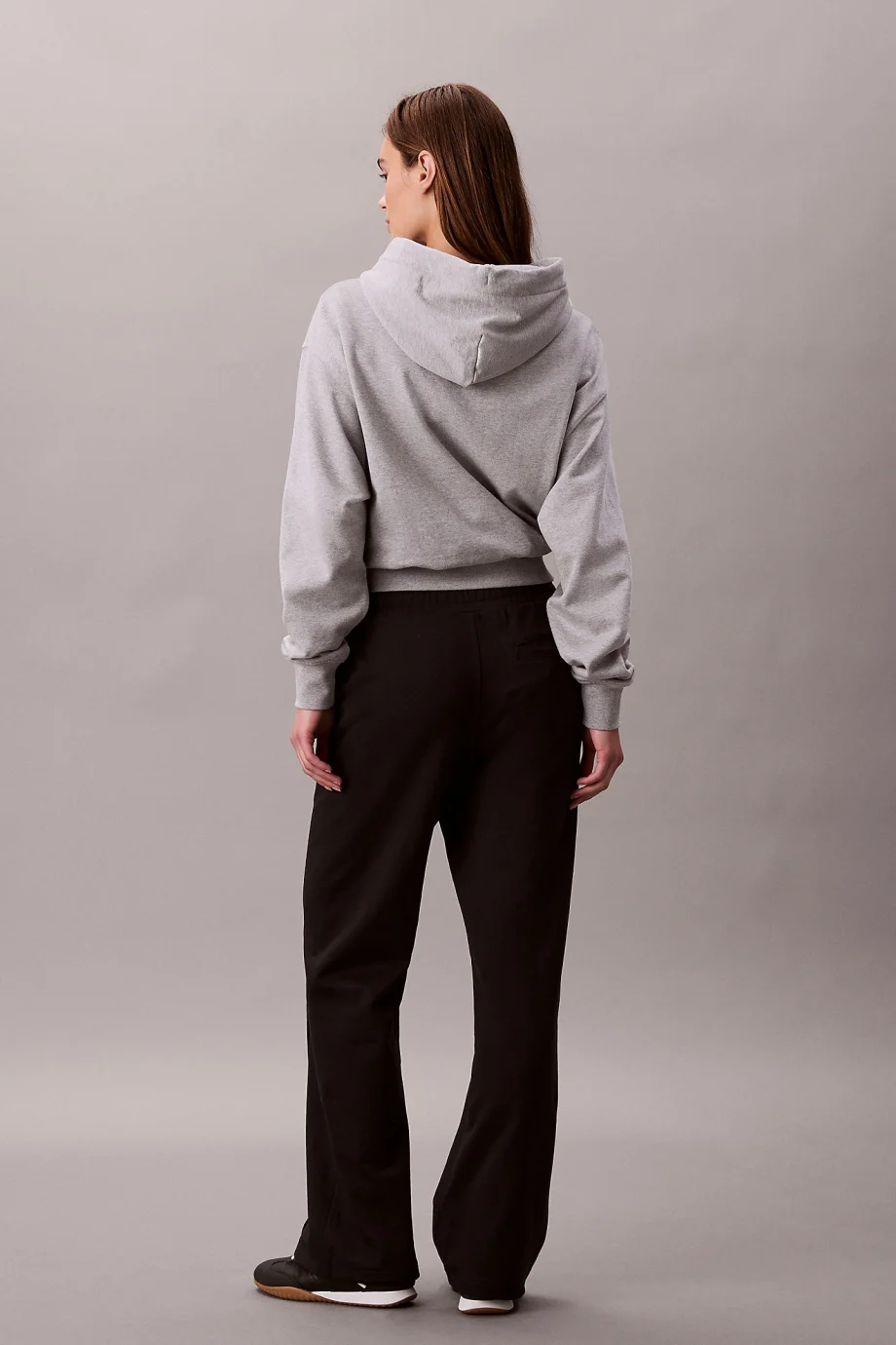 Calvin Klein Archive Logolu French Terry Kadın Siyah Eşofman Altı LV047B240G-UB1