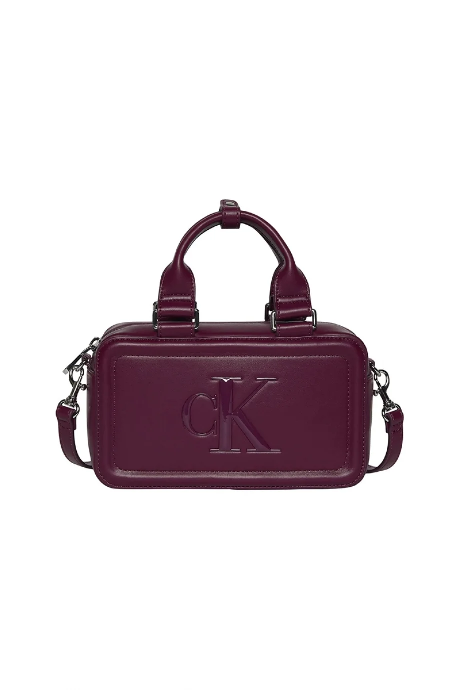 Calvin Klein Bold CK Bauletto Çapraz Askılı Kadın Kırmızı Çapraz Çanta LV04F3411G-Z1K