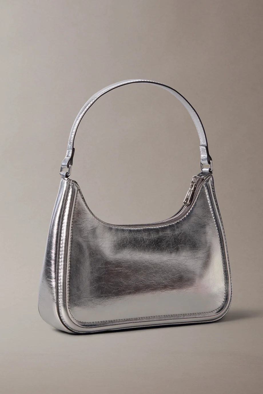 Calvin Klein Bold CK Metalik Kadın Metalik Gri Omuz Çanta LV04F3332G-3JH