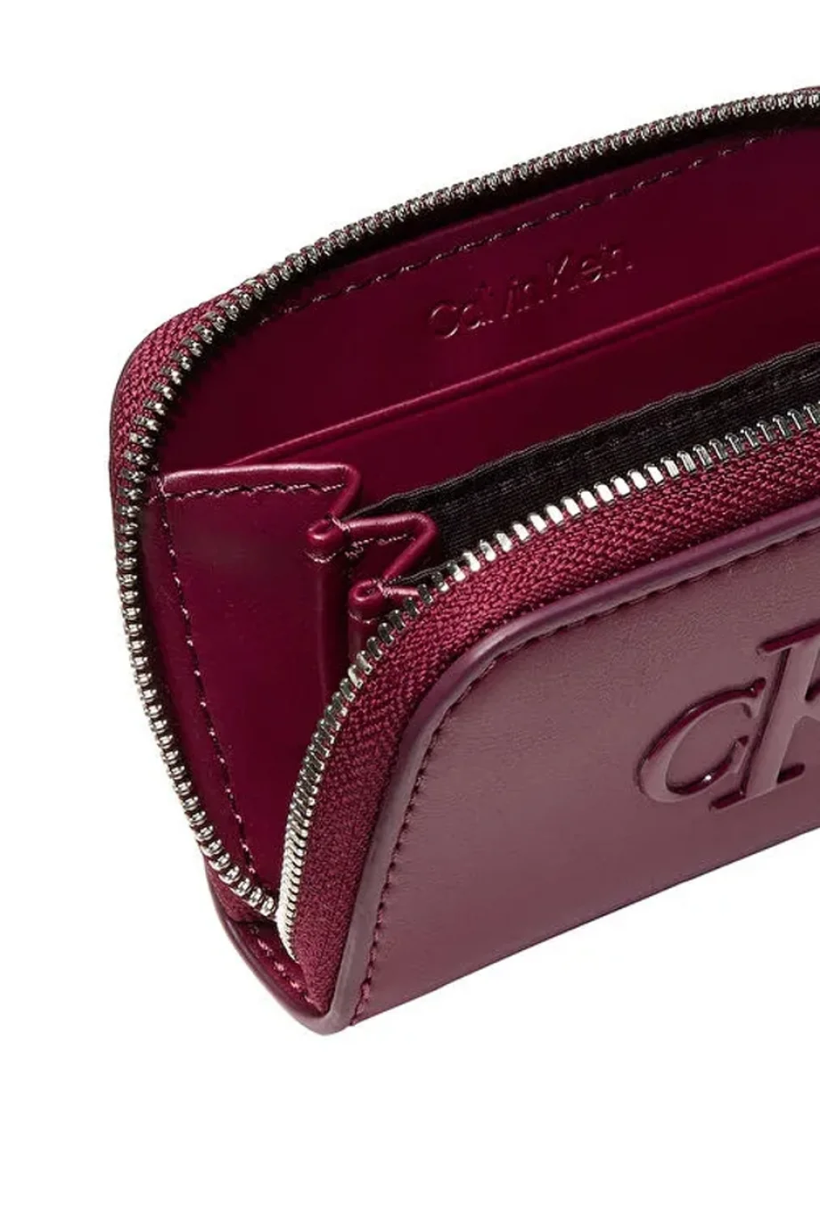 Calvin Klein Bold CK Orta Boy Fermuarlı Kadın Kırmızı Cüzdan LV04F1154G-Z1K